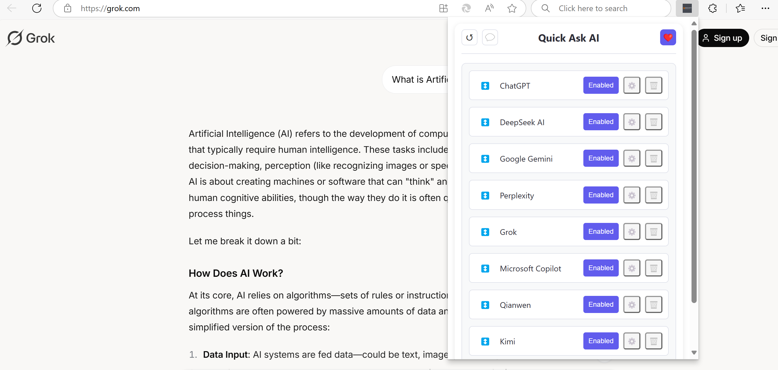 Step 3: Choose AI assistant