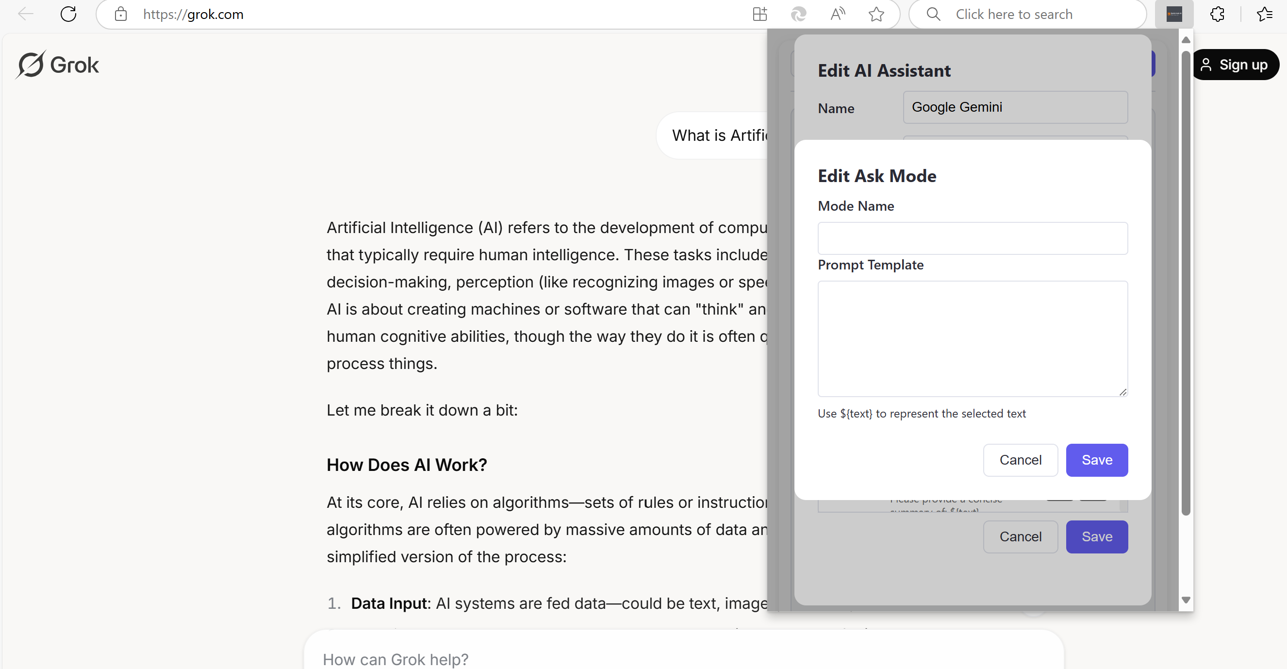 Step 5: Text auto-input